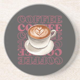 porta copos com tema de café
