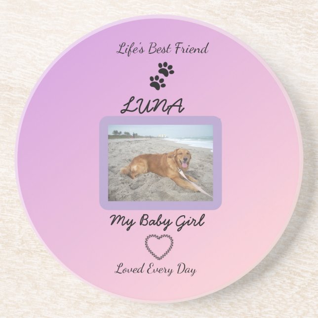 Porta-copos Companion Love Pawprint Pet (Frente)