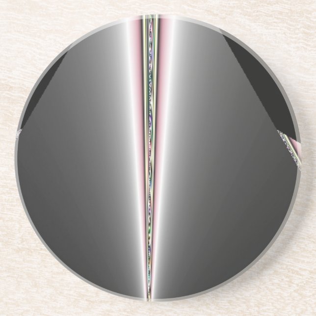 Porta-copos Cone de Prata com Dentes de Pastéis (Frente)