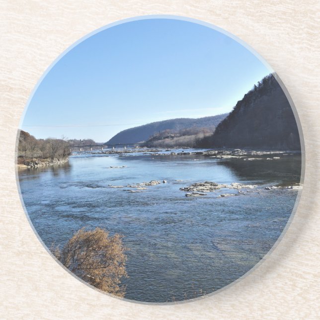 Porta-copos Confluência dos rios Shenandoah e Potomac (Frente)