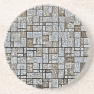 Porta-copos conjunto de portas copos de pedra mosaica