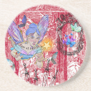 Porta-copos Conto de fadas tarot Mikitiez desejo anjo cigano s