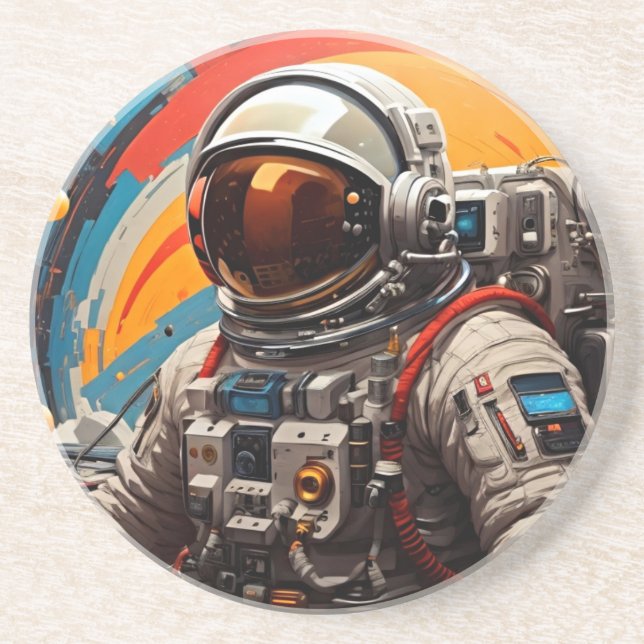 Porta-copos Copo Astronauta Viajante Interestelar (Frente)