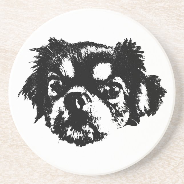 Porta-copos Copo para Chihuahua – Desenho a Tinta (Frente)