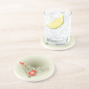 Porta-copos Coração para o Natal