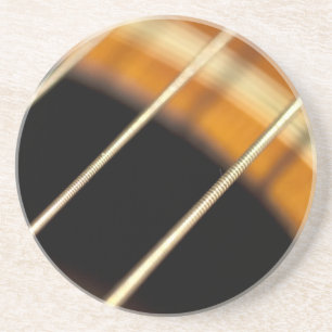 Porta-copos Cordas de Violão Acústico em Movimento