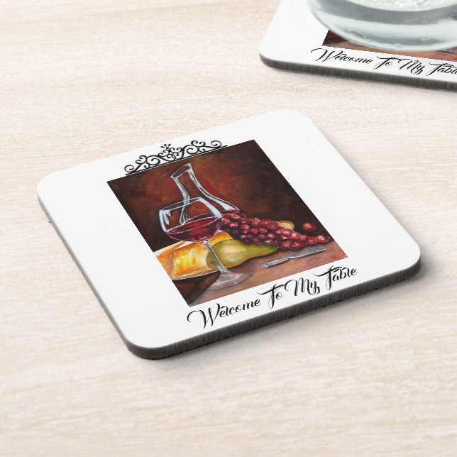 Porta copos Cork Back - Bem-Vindo À Minha Mesa (Left Side)