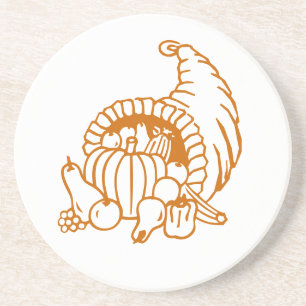 Porta copos - Corno de abundância