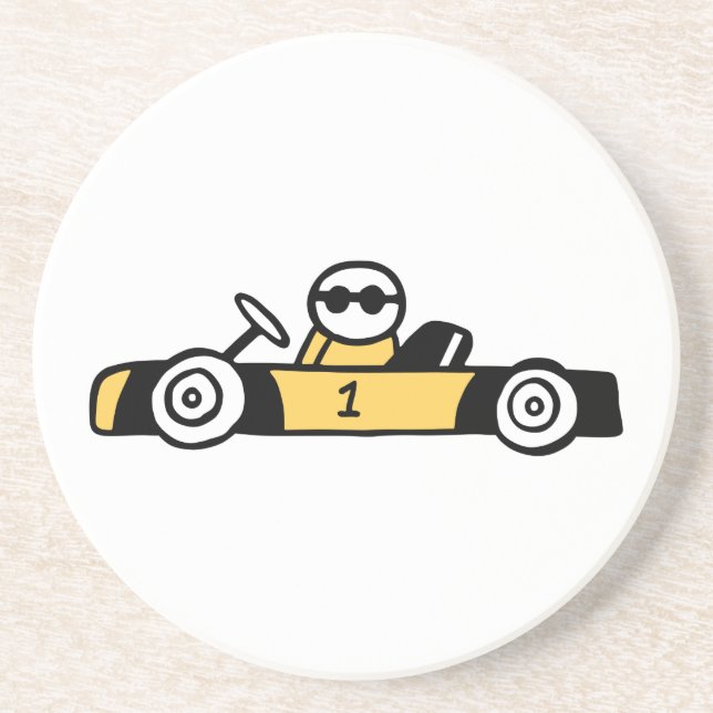 Porta-copos Corrida Automática, Corrida de Carro (Frente)
