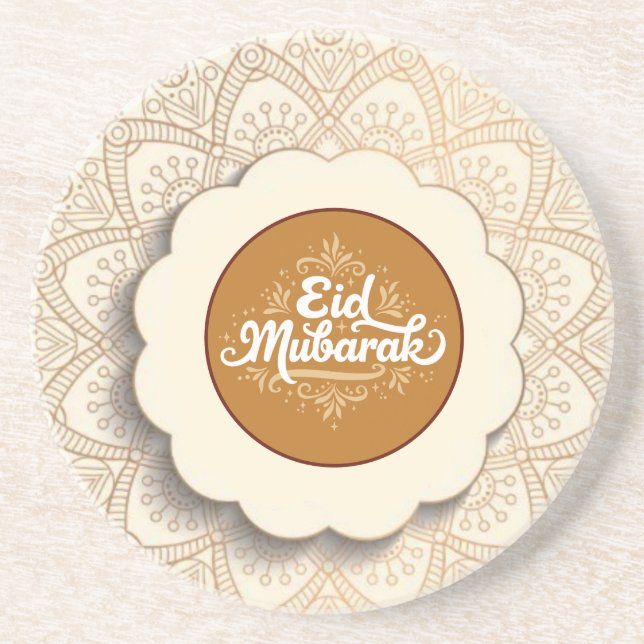 Porta-copos Corte Eid Mubarak (Frente)