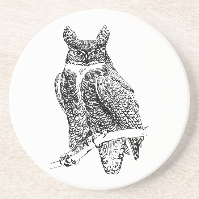 Porta-copos Coruja (Frente)