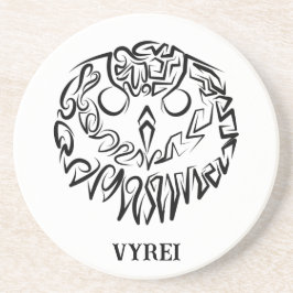 Porta-copos Coruja Branca e Negra