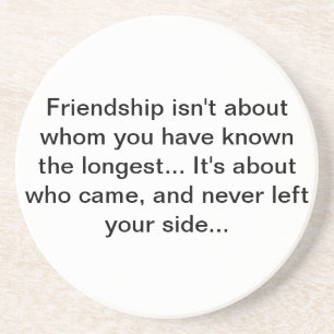 Porta-copos coster da amizade