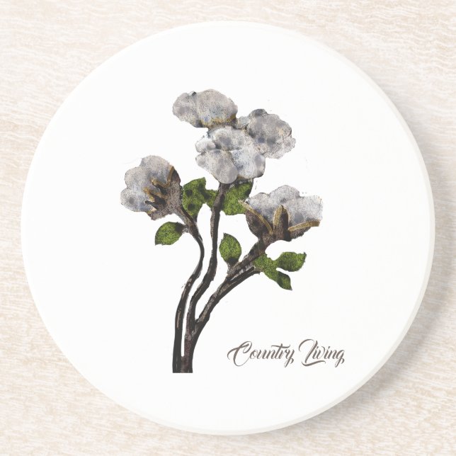 Porta-copos Country Living Cotton Design (Frente)