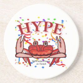 Porta-copos Crab Hype, MeWarriorWoman no Twitch