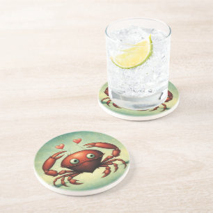 Porta-copos Crab Love