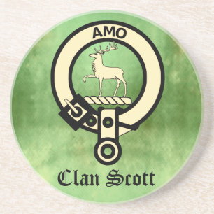 Porta-copos Crachá Clan Scott Crest