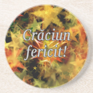 Porta-copos Crăciun fericit! Feliz Natal no wf romeno