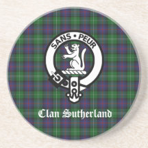 Crestão e Tartan do Clã Sutherland