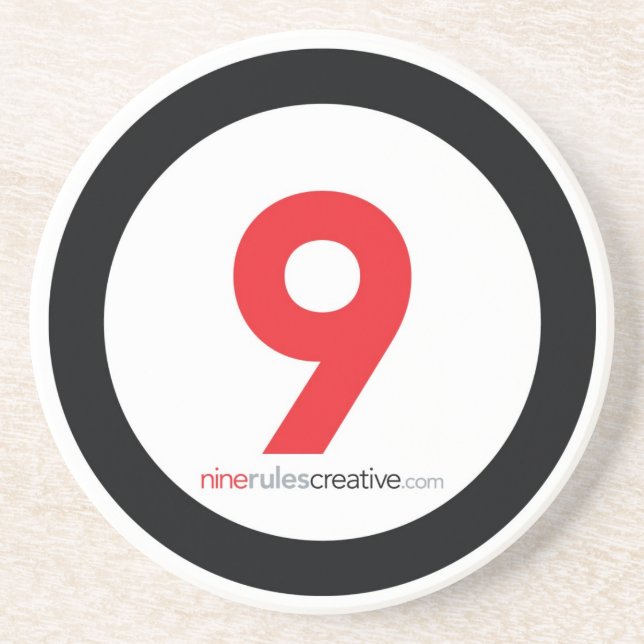 Porta copos criativa de nove regras (Frente)