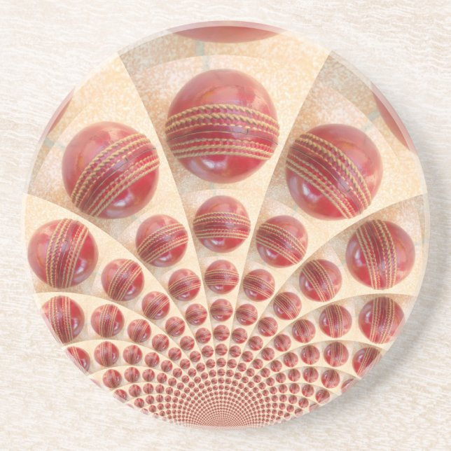 Porta-copos Cricket Balls: Array ritmado (Frente)