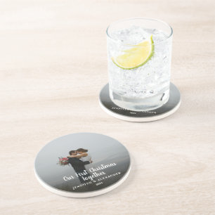 Porta-copos Crie sua própria foto do Primeiro Natal Juntos