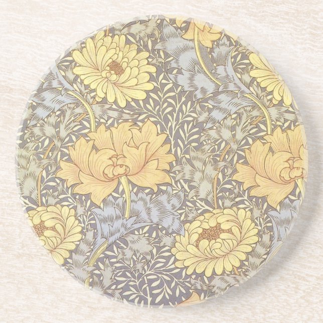 Porta-copos Crisântemo Flor de Mãe de William Morris (Frente)