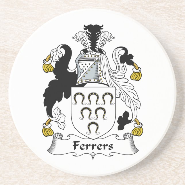 Porta-copos Crista da família de Ferrers (Frente)