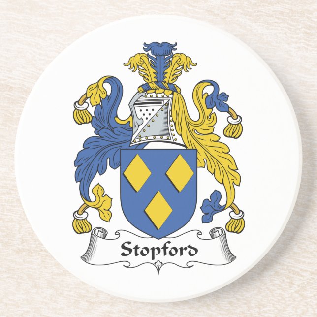 Porta-copos Crista da família de Stopford (Frente)
