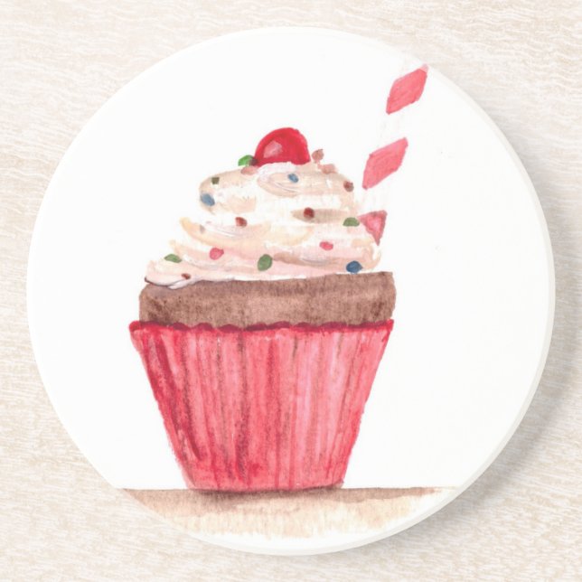 Porta-copos Cupcake comida (Frente)