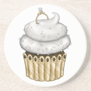 Porta-copos Cupcake Noivado doce