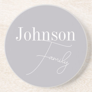 Porta-copos Custom Modern Family Name