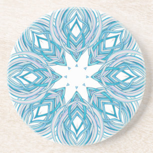 Porta copos customizável aberta da mandala   da