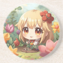 Cute Chibi Jardinagem