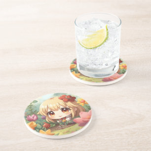 Porta-copos Cute Chibi Jardinagem