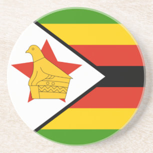 Porta copos da bandeira de Zimbabwe