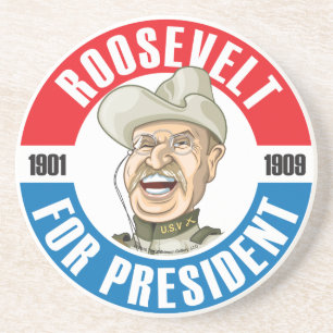 Porta copos da campanha de #26 Theodore Roosevelt