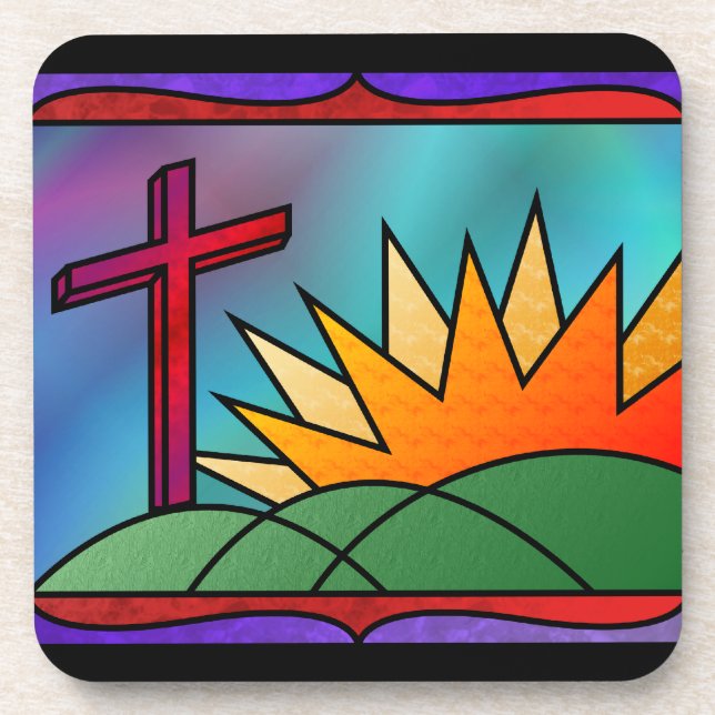 Porta copos da Cork da Manhã da páscoa (Frente)