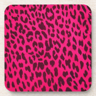Porta copos da cortiça do impressão do leopardo
