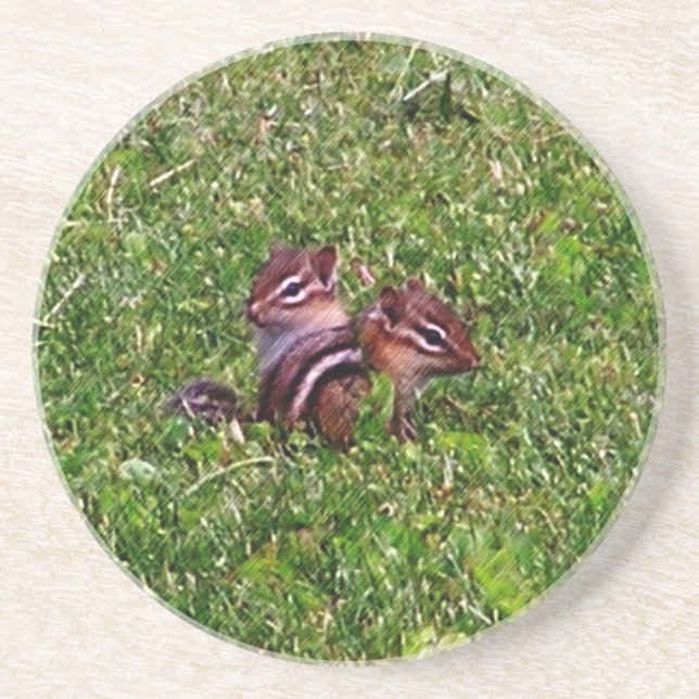 Porta copos da natureza animal dos Chipmunks do (Frente)