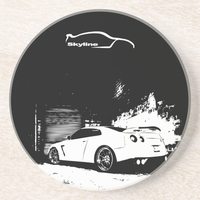 porta copos da skyline de nissan (Frente)