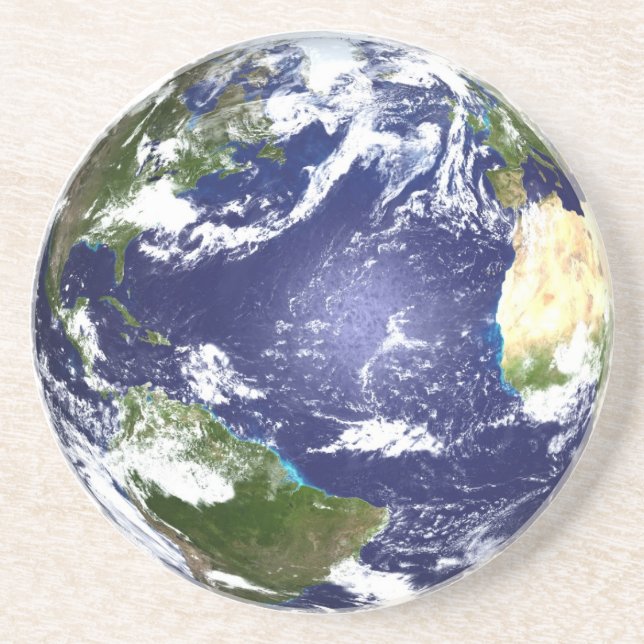 Porta copos da terra do planeta (Frente)