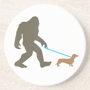 Porta-copos Dachshund Sasquatch Doxie Dog Gift Andando Pé Gra