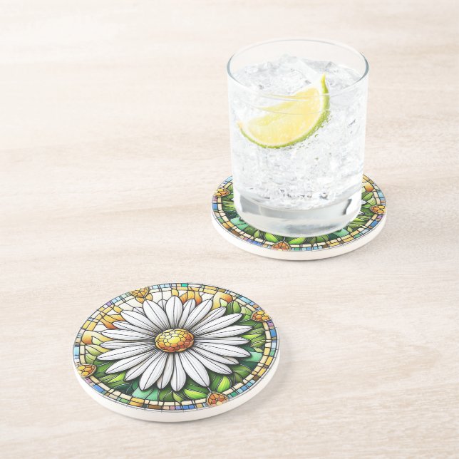 Porta-copos Daisy Glass (Lateral)