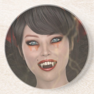 Porta-copos Dama Vampira