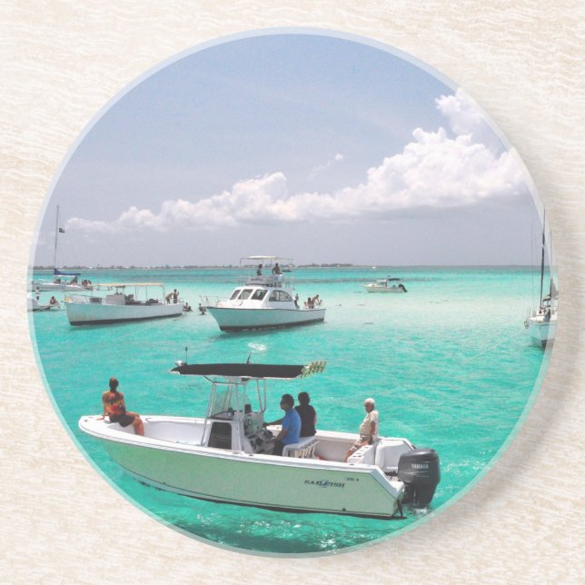 Porta copos das ilhas de Grande Caimão da cidade (Frente)