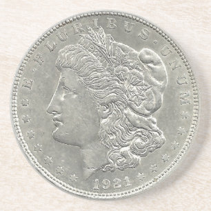 Porta copos de 1921 Morgan Silver Dollar