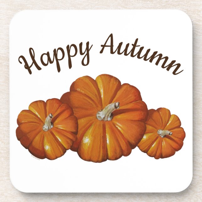 Porta copos de abóbora (Frente)