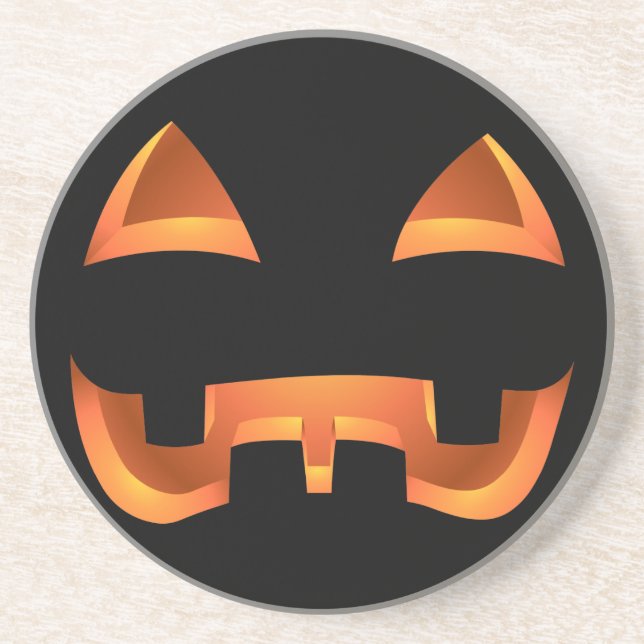 Porta copos de Abóbora Diversão de Halloween Jack- (Frente)