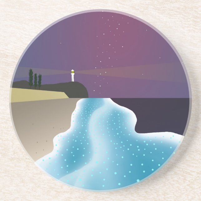 PORTA-COPOS DE ARENITO 夜光虫 (エメラルドグリーンバージョン) (Frente)